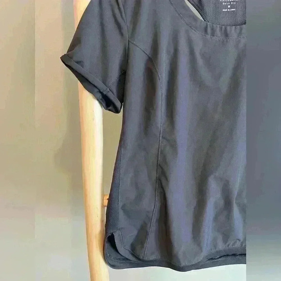 Calvin Klein Medium racerback Performance quick dry gray workout top - Picture 4 of 8